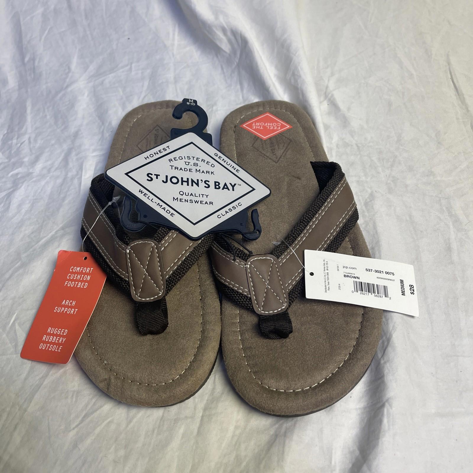 Mens Flip Flop St Johns Bay Brand Size M